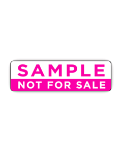 Sample Not For Sale Stickers 50x15mm