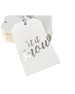 Let it Snow Gift Tags 55x90mm