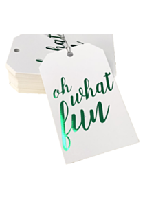Oh What Fun Gift Tags 55x90mm