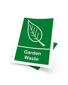 Garden Waste Sticker 148x210mm