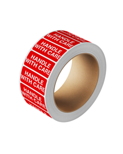 Handle With Care Labels 50x25mm
