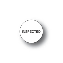 Tamper Evident Inspected Labels 20mm