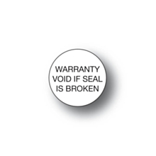 Warranty Void Stickers 20mm