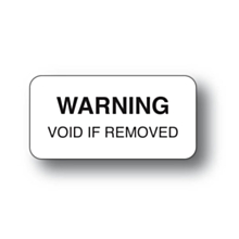 Warning Void If Removed Stickers 40x20mm