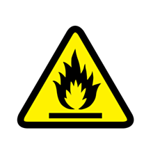 Flammable Material Warning Labels