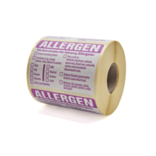 Food Allergen Labels 76x51mm