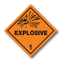 Explosive 1 Labels