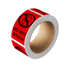 Do Not Stack Labels 75x150mm