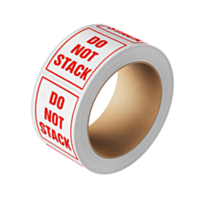 Do Not Stack Labels 75x100mm