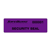 SafeGuard No Residue Seal Labels 125x35mm