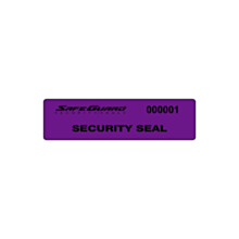 SafeGuard No Residue Seal Labels 75x20mm