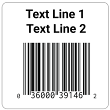 Amazon Barcode Labels 70x40mm